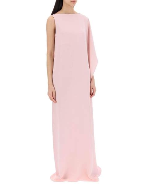 Max Mara Maxi One Shoulder In Pink Lyst