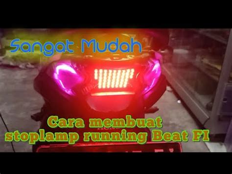 Mudah Banget Cara Membuat Stoplamp Running Beat Fi Youtube