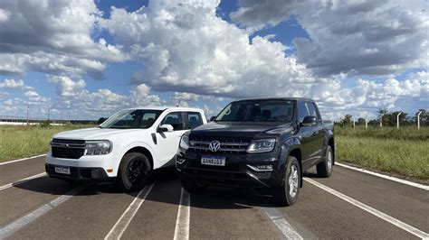 Ford Maverick X Amarok V Nos Mts Qual Anda Mais Youtube