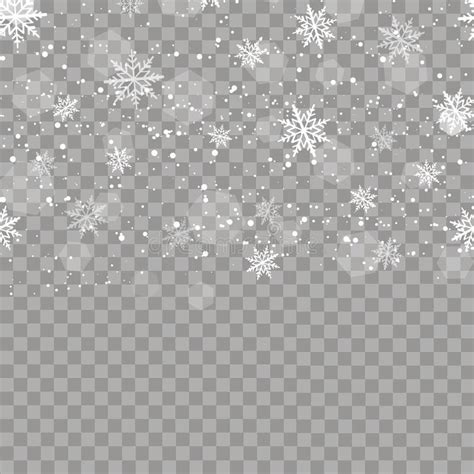 Marco Del Fondo De La Nieve De La Navidad Con Gris Transparente De Los