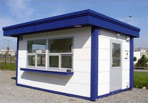 Rectangular Frp Portable Security Cabin Feature Easily Assembled At