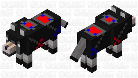 Netherite Dog Armor Minecraft Mob Skin