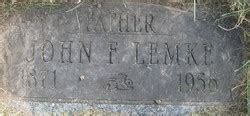 Johannes Friedrich Wilhelm John Lemke 1871 1956 Mémorial Find a Grave