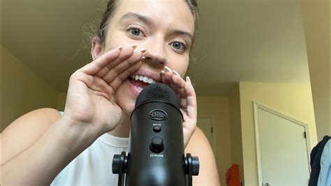 Asmr Fast Aggressive Eating My Blue Yeti Mic Clicky Inaudible