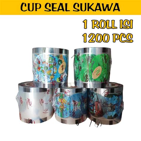 Jual Plastik Lid Seal Cup Cup Saeler Cup Thank You Daun Teh