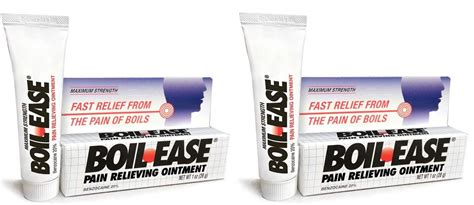 Boil Ease Pain Relieving Ointment 2 Pack - Fast Relief for Boils and ...