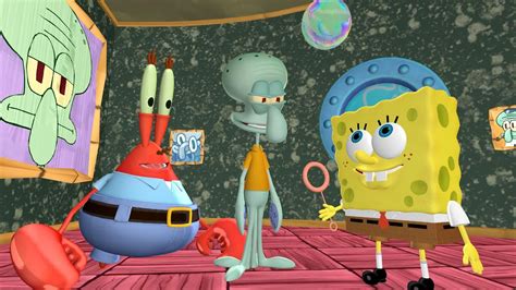 Spongebob Squarepants Blow A Bubble Technique First D Vr