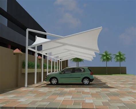 White Tensile Membrane Car Parking Structures At Sq Ft In Pune