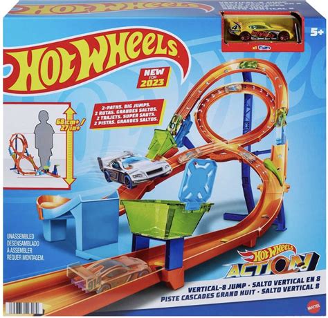 Hot Wheels Vertical Curve Jump Trackset Ultieme Stuntbaan Voor Spannende Races En Bol
