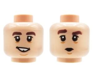 Build Your Own Lego Minifigure Lego Heads Male Flash Tone