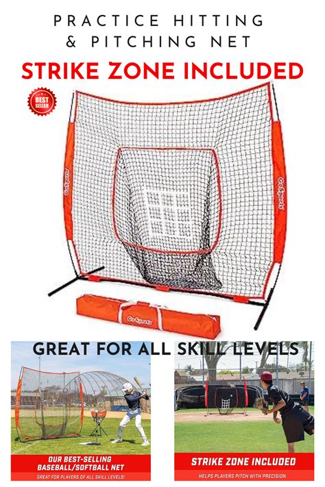 Gosports 7 Ft X 7 Ft Baseball And Softball Practice Hitting And Pitching