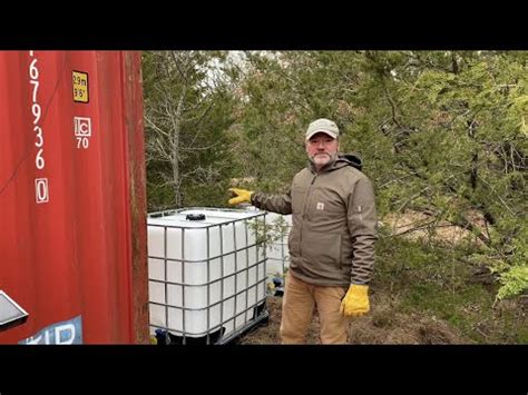 Rainwater Harvesting Plan Using 275 Gallon IBC Totes A Trailer And