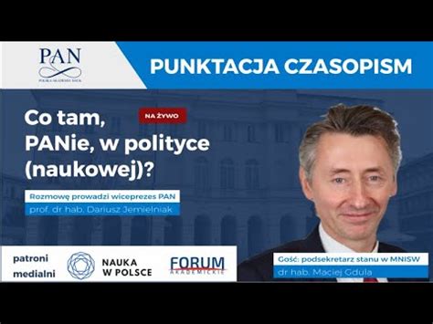 Co tam PANie w polityce naukowej Jak oceniać publikacje naukowe