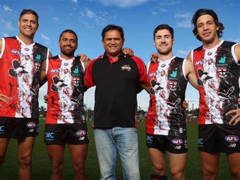 St Kilda Saints 2021 AFL Mens Indigenous Guernsey Ubicaciondepersonas