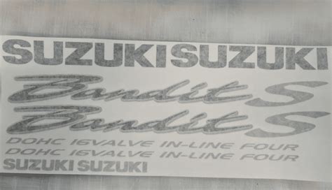 Suzuki Bandit S K2 600 2 Colour Stickersdecal Kit