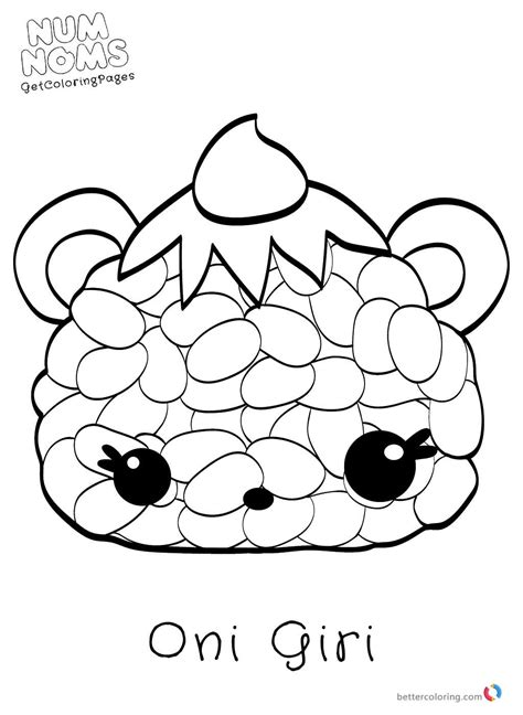 Free Num Noms Coloring Pages Free Printable Coloring Pages