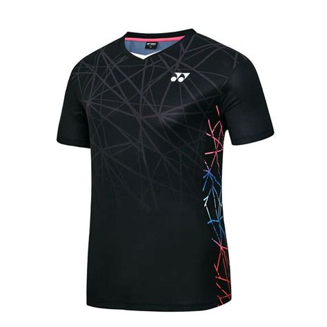 Yonex 2018 S S Collection Men S Badminton Round T Shirts Black NWT