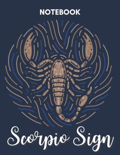 Scorpio Sign Notebook Scorpio Sign Composition Notebook Journal 100