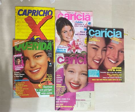 Revistas Querida Carícia Capricho Anos 90 Produto Feminino Usado