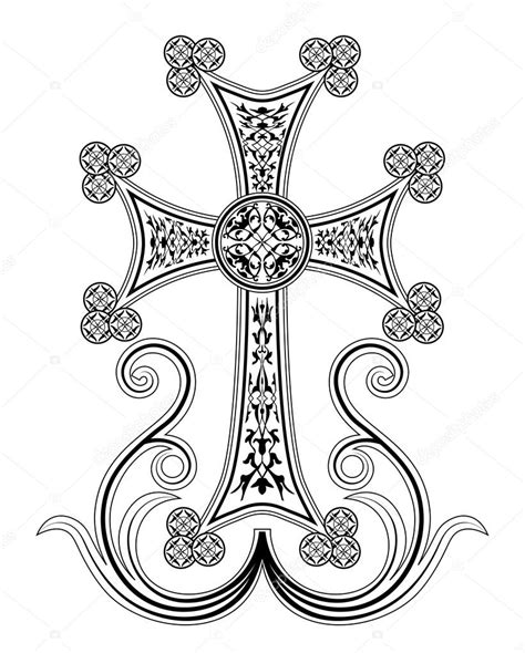 Pictures: church | Traditional Armenian Apostolic Church cross clip art — Stock Vector ...