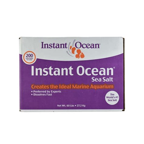 Sal Marina Instant Ocean IOSS1 200PT 200 Galones 757 1L Para Acuario