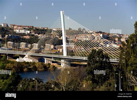 COIMBRA PORTUGAL Ponte De Santa Clara A Single Pylon Suspension Bridge