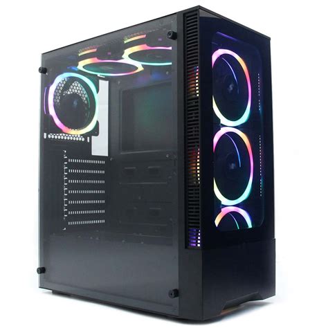 Gabinete Gamer Ninja Goemon Mid Tower Vidro Temperado ATX Black