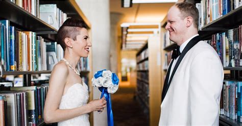 Library Wedding POPSUGAR Love Sex