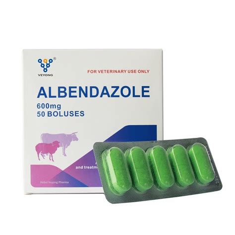 GMP Veterinary Medicine Albendazole Bolus 300mg 600mg 1250mg 2500mg ...