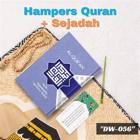 Jual Paket Alquran Seserahan Al Quran Wedding Bludru Hampers Sajadah