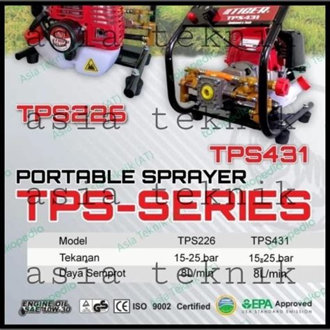 Jual Mesin Semprot Air Pertanian Serbaguna Portable Sprayer Tiger