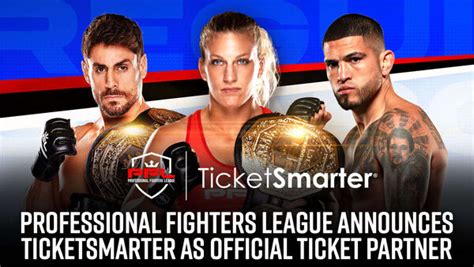 Professional Fighters League Announces Ticketsmarter As Official Ticket