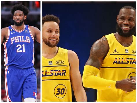 You Are A Traitor Joel Embiid Joins Lebron James Steph Currys