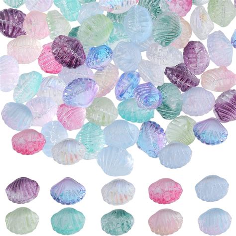 Amazon Sunnyclue Box Pcs Shell Beads Bulk Seashell Beads