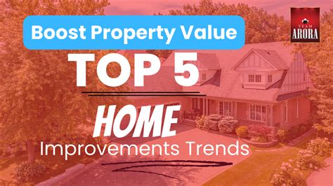 Top Five Home Improvements Trends In Real Estate Market