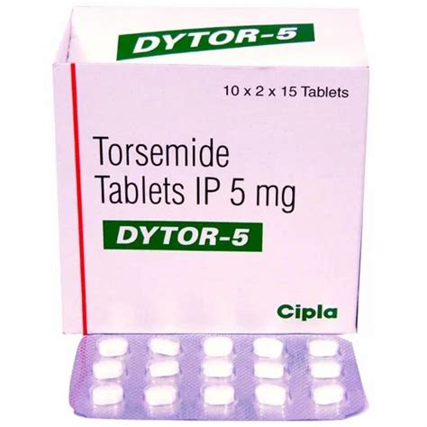 Dytor Torsemide Tablet Treatment Hypertension Packaging Type Box At