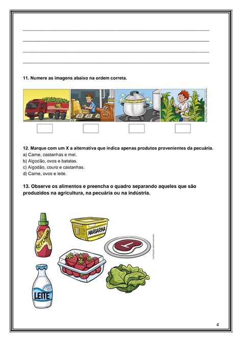 Geografia Zona Rural Atividade De Geografia Para O Ano Do Ensino