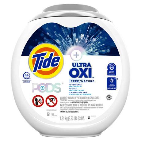 Tide PODS Ultra OXI Free Laundry Detergent Pacs National Eczema