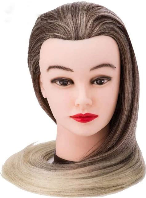 Real Hair Training Mannequin Head Cosmetology Doll Practice Shop Today Get It Tomorrow