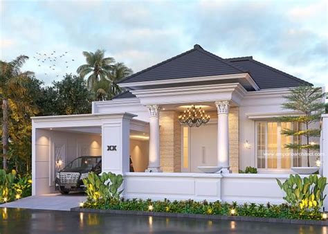 desain rumah klasik modern eropa unik  popular demix