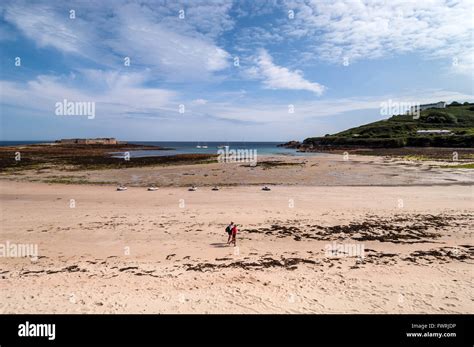 The beaches of Alderney in the Channel islands Stock Photo - Alamy