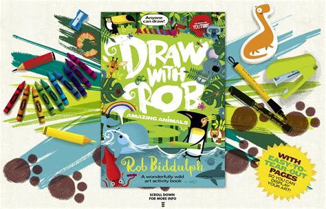 Draw With Rob Amazing Animals — Rob Biddulph