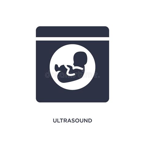 Ultrasound Pictogram In Verschillende Illustratie Van De Stijlvector