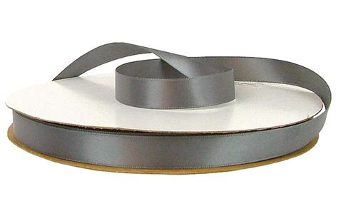 Offray Ribbon Doubleface Satin Pewter Walmart