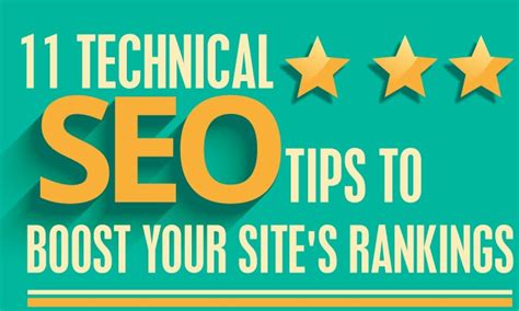 Technical Seo Tips To Boost Your Sites Rankings Infographic