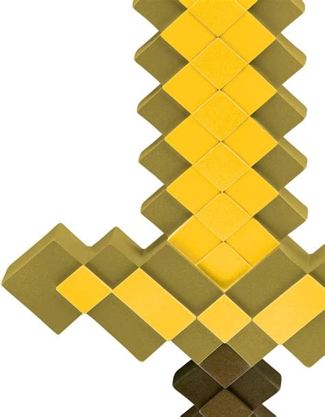 Minecraft Gold Sword Insert Coin Toys