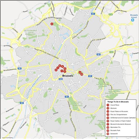 Map Of Brussels Belgium Gis Geography