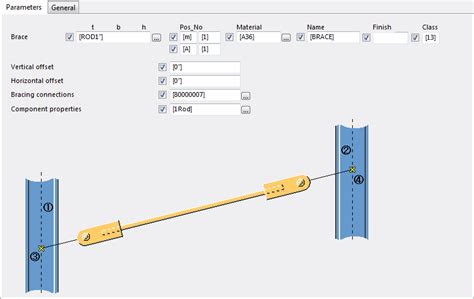 Rod Bracing Components Tekla User Assistance