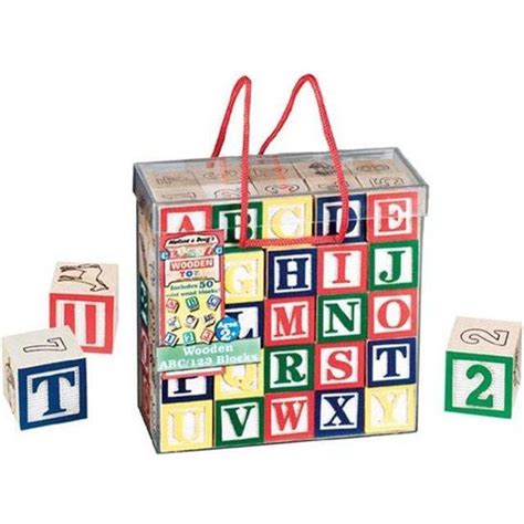 Melissa Doug Lights Camera Interaction Lci Wooden Abc Blocks