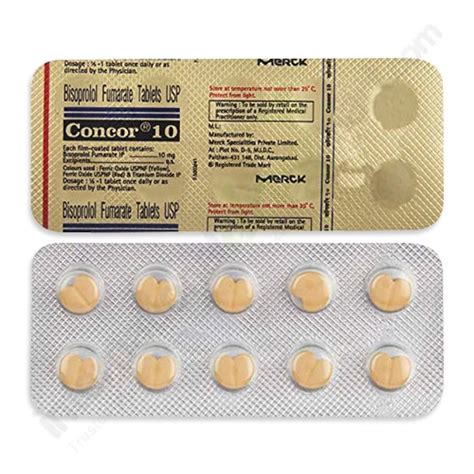 Buy Bisoprolol Fumarate 10mg Tablets Online At Low Cost | IDM.